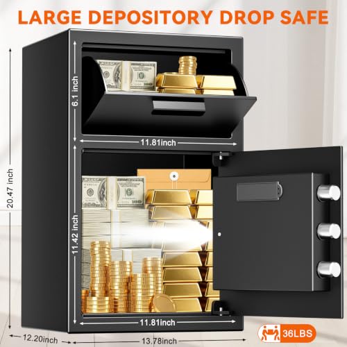 Depository Safe Drop Box with Slot