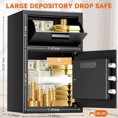 Depository Safe Drop Box with Slot
