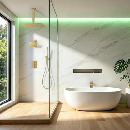 Rain Shower System with Rough