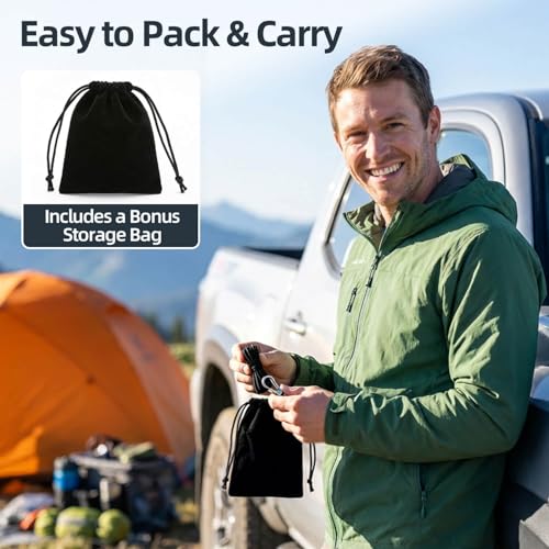 Rope Tensioner Set with Alloy Buckles and Storage Bag