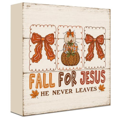 Fall Decorations for Home Wood Sign Fall Decor Shelf Decor