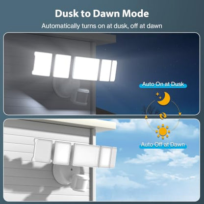 2 Pack Motion Sensor Outdoor Lights
