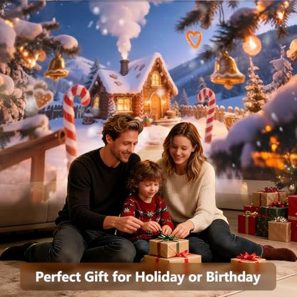 3D Projector 60 Themes HD 3D Galaxy Projector with Bluetooth Speaker & Remote