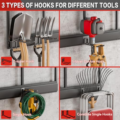 Garage Wall Organizer with Storage Shelves
