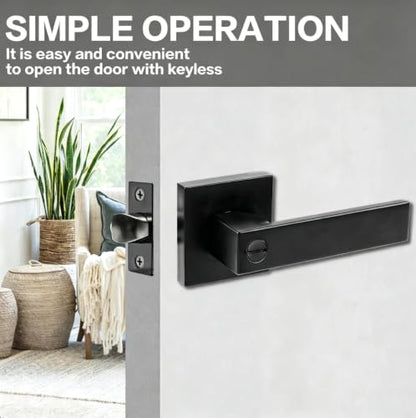 Door Handle Black Interior Door Knobs
