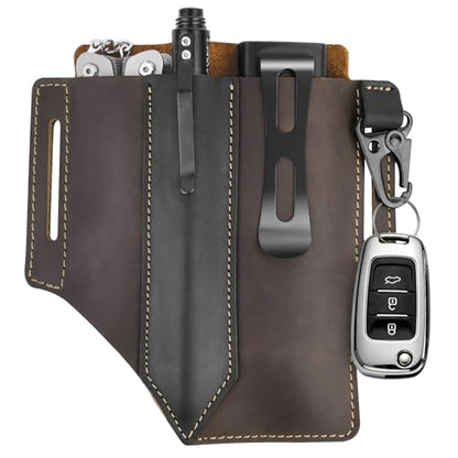 Leather Multitool Sheath for EDC Tools