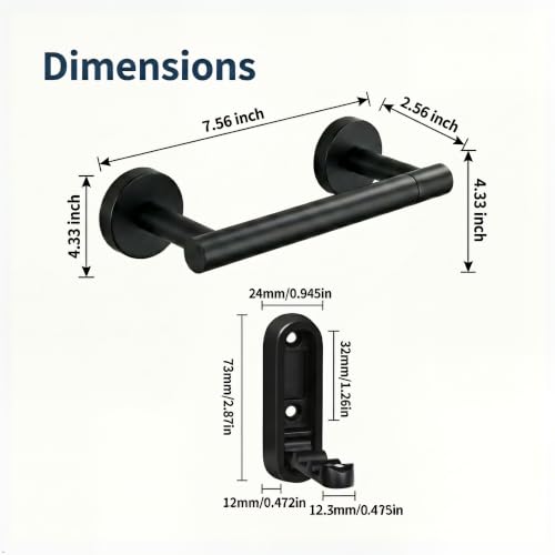 3 Piece Bathroom Hardware Set