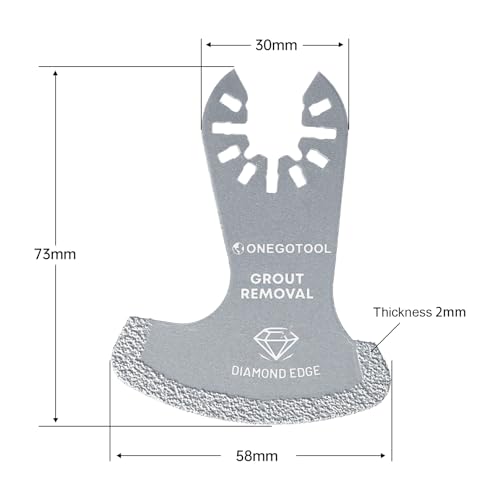 Diamond Grout Removal Blade for oscillating Tool Multi Tool Blades Grout Saw Removal Tool