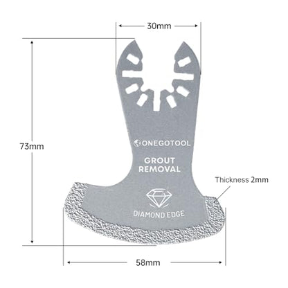 Diamond Grout Removal Blade for oscillating Tool Multi Tool Blades Grout Saw Removal Tool