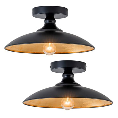 11.8In Modern Semi Flush Mount Light Fixture