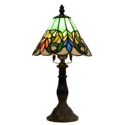 Tiffany Table Lamp Stained Glass Lamp Suitable for LED E26 Bulb