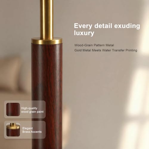 Arc Floor Lamps for Living Room 62.6'' Mid Century Modern Standing Lamp