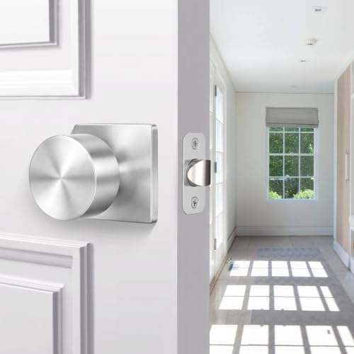 Brushed Nickel Closet Door Knobs (Brushed Nickel)