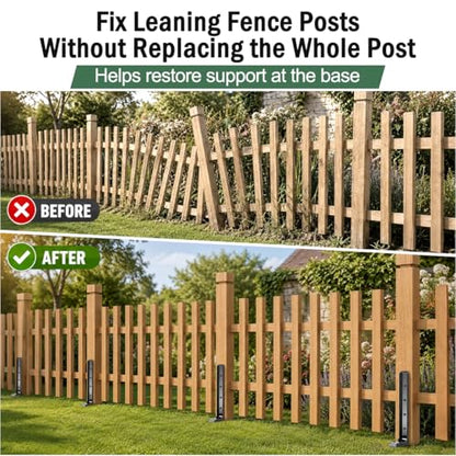 4 Pack Fence Post Repair Kit