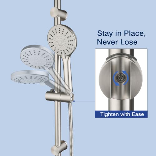 Shower Slide Bar with Adjustable 5