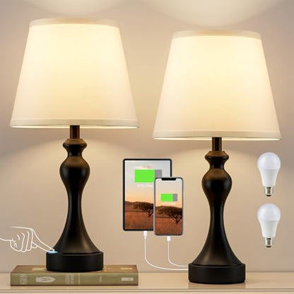Bedroom Lamps Set of 2