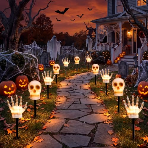 Halloween Ghost Pathway Lights Outdoor