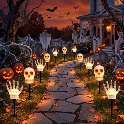 Halloween Ghost Pathway Lights Outdoor