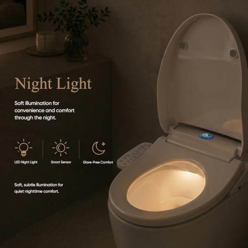Electric Bidet Toilet Seat Elongated
