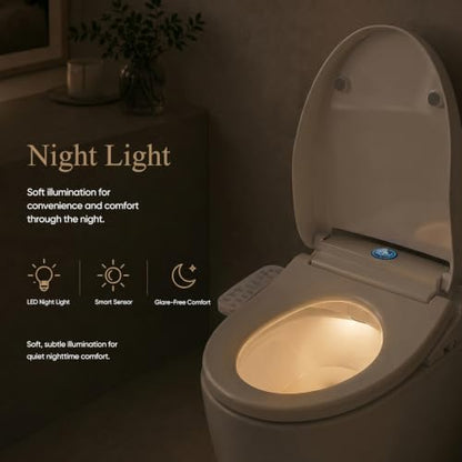 Electric Bidet Toilet Seat Elongated