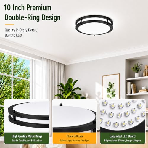 Dimmable LED Ceiling Light Fixtures Super Bright