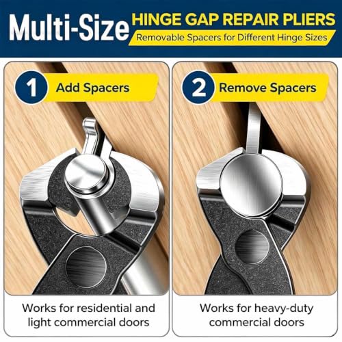 Door Hinge Adjustment Tool for Residential & Commercial Doors