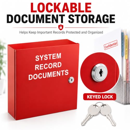 System Record Documents Enclosure with Record Binder