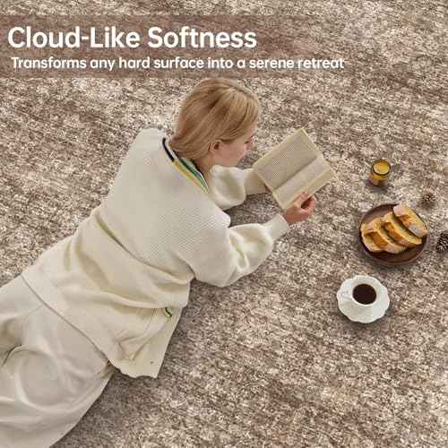 Round Rug 4ft (Dark Brown / 4' (Round))