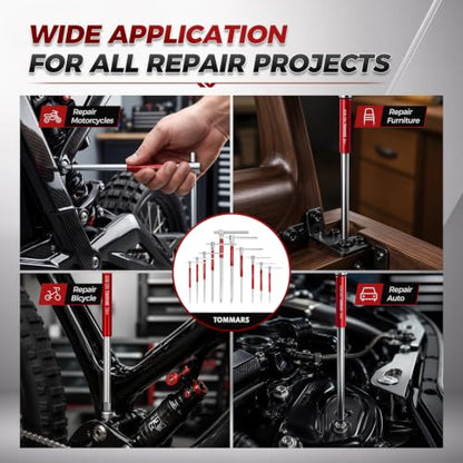 Sliding T Handle Allen Wrench Set