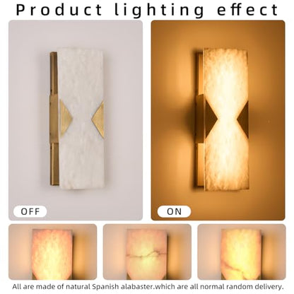 Alabaster Wall Sconce