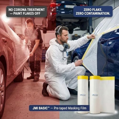 Pre Taped Masking Film for Car Painting (59 Inch)