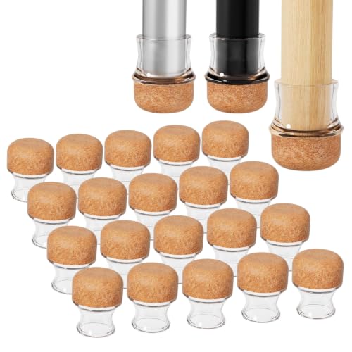 24 Pcs Silicone Chair Leg Floor Protector