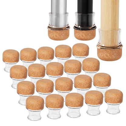 24 Pcs Silicone Chair Leg Floor Protector
