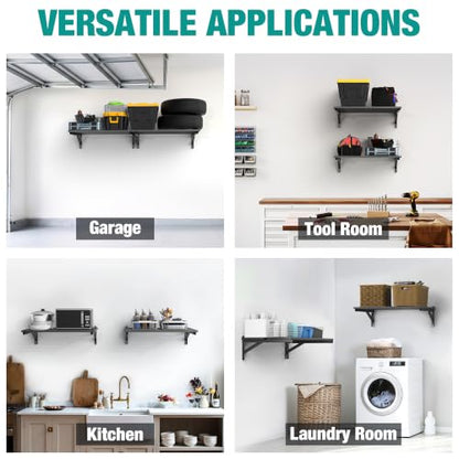Heavy Duty Garage Wall Shelves