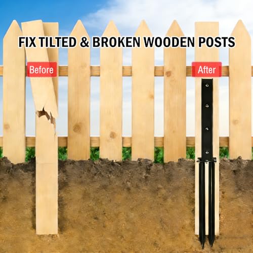 Double Tube Fence Post Anchor