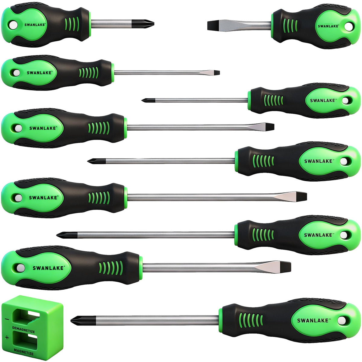 SWANLAKE 11PCS Screwdriver Set (11-Piece Screwdriver Set)