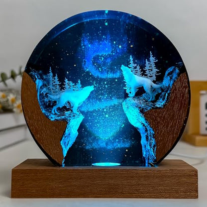 Humpback Whale Ocean Resin Lamp