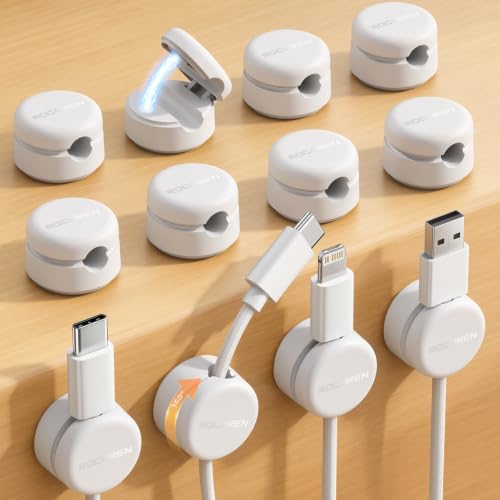 12 Pack Magnetic Cable Clips