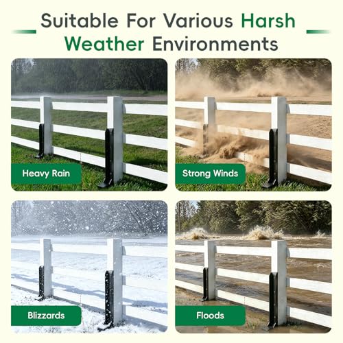 4 Pack Fence Post Repair Kit