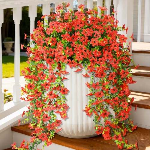 Artificial Fake Hanging Flowers Plants for Outdoor Summer Decoration