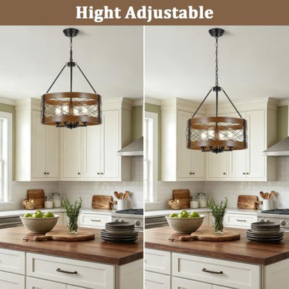Farmhouse Chandelier for Dining Room