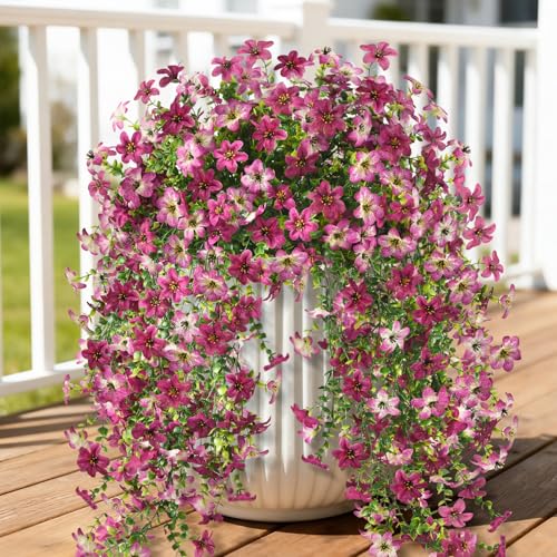Artificial Fake Hanging Flowers Plants for Outdoor Summer Decoration