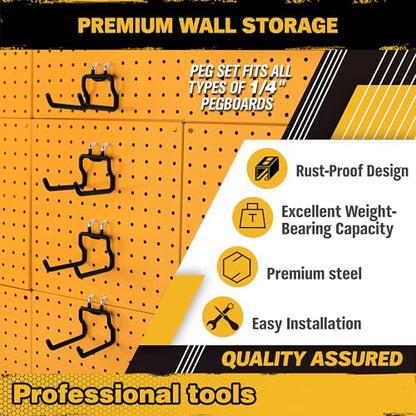 Flat Pegboard Hooks