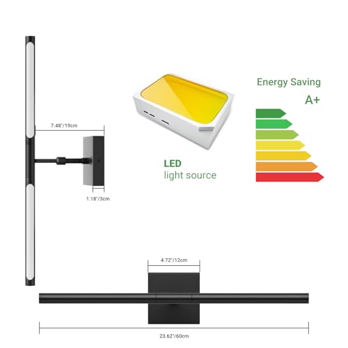 Hardwired Black Vanity Light Fixtures for Bathroom