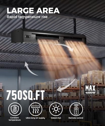 7000W Omber Electric Garage Heater
