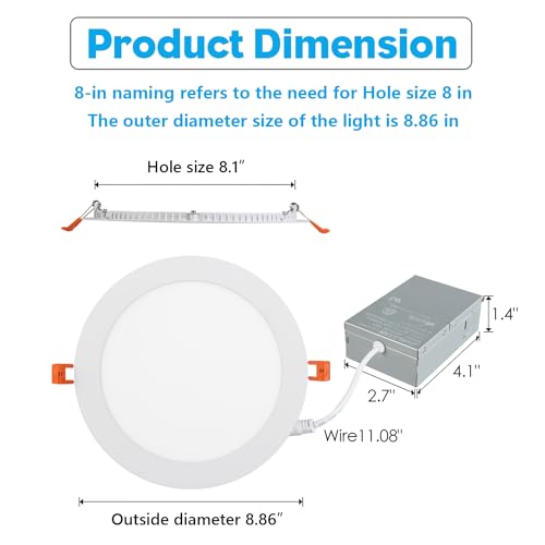 LED Recessed Light with Junction Box