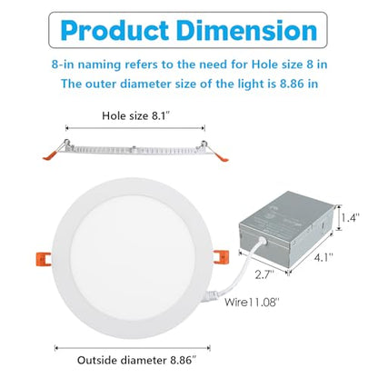 LED Recessed Light with Junction Box