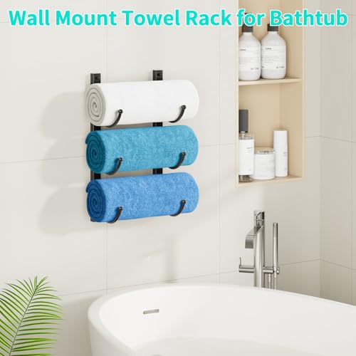 Towel Rack Bathroom Storage