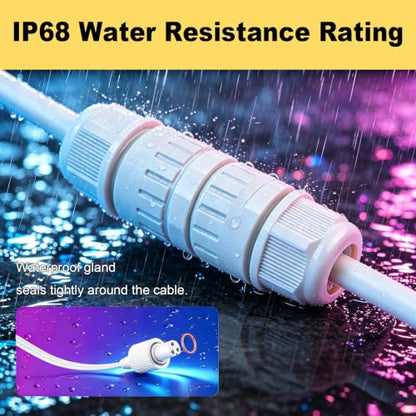 Waterproof Connector for Govee Permanent Outdoor Lights