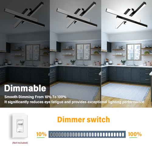 Bathroom Light Fixtures Over Mirror Dimmable 5000K